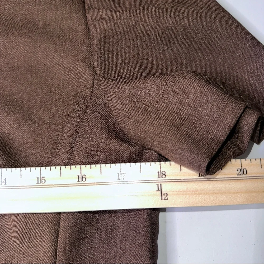 VTG Leslie Fay Skirt Suit Sz 6P 3 Pc Set Scarf 80s A Line Office Teacher Preppy‎